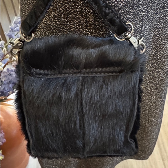 Frye Anna Sui Runway fur mini Cameron with dustbag FIRM - Picture 6 of 12